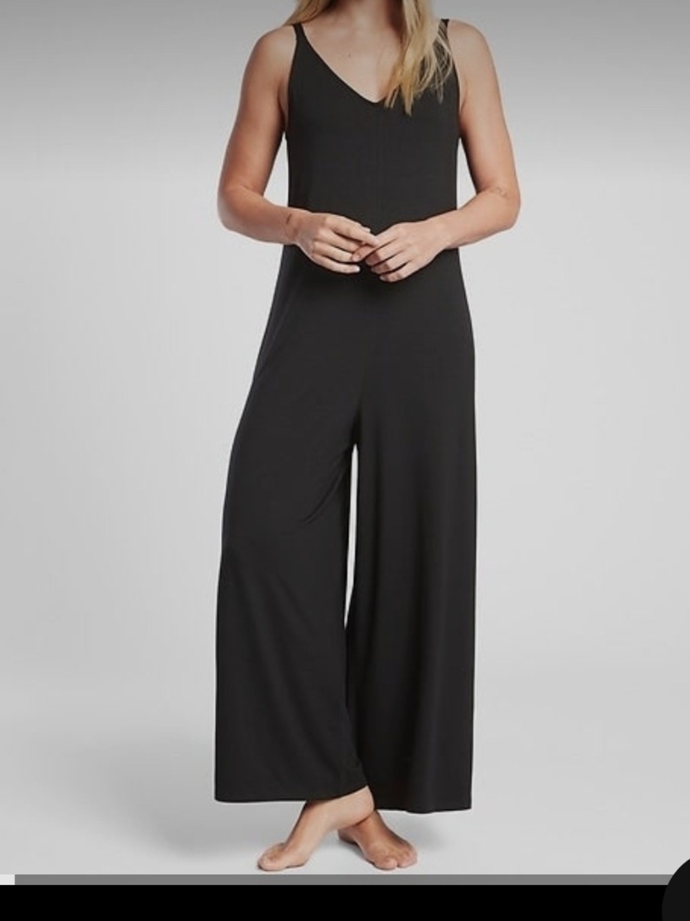 Athleta Bliss Sleep V Neck Romper Combination Size 2X